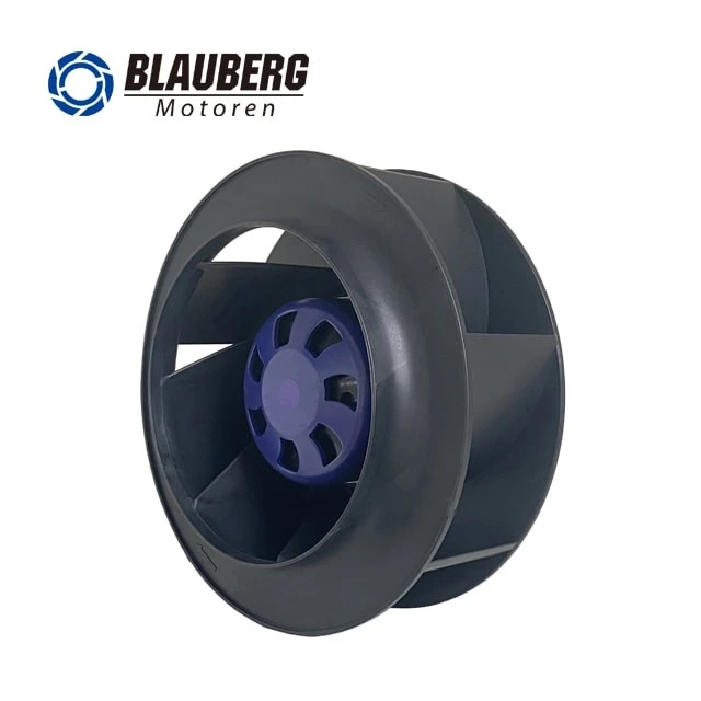 225mm EC Backward Housing Ball Bearings Fan For Ventilation suppliers