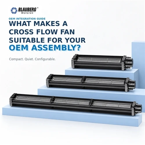 Cross Flow -tuulettimen soveltuvuus OEM-laitteisiin
